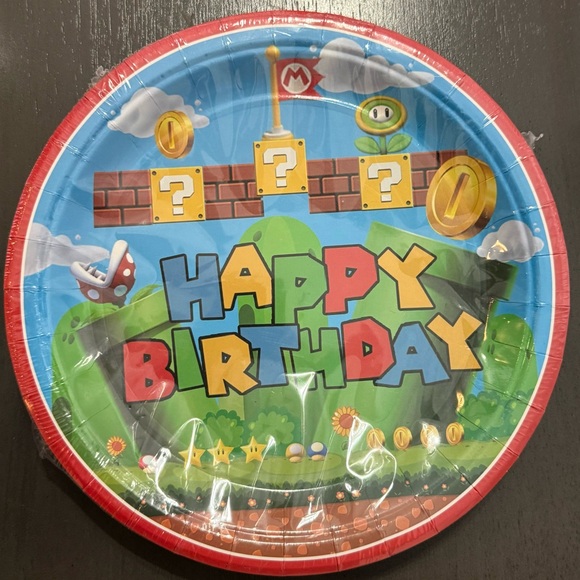 Colorful Mario Party Tableware Set - Picture 5 of 10